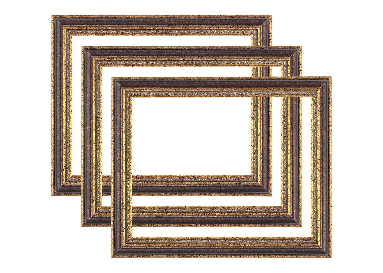 Imperial Frames Stratford Collection Antique Bronze Neoclassical Wood Frame, Hand-Finished, Museum-Quality Open Back Frame for 3/4 Deep Canvas & Panels